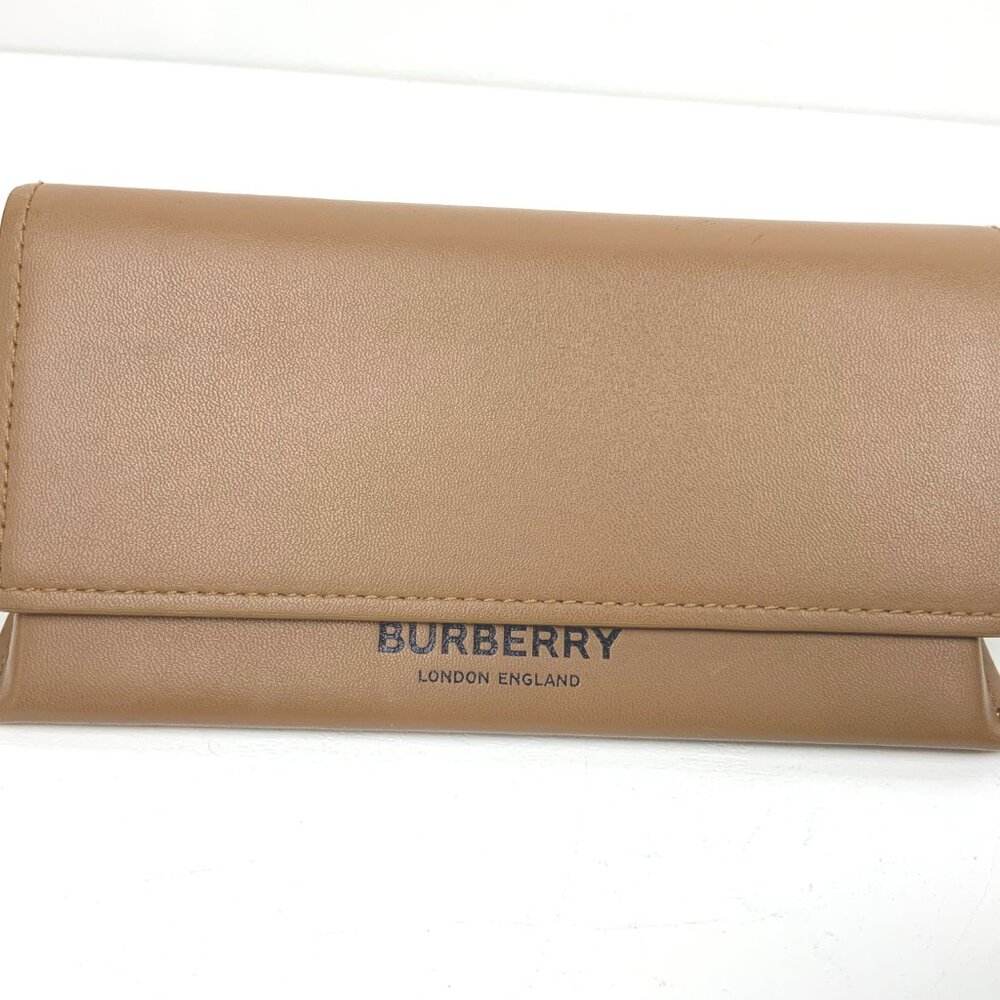 Burberry Camel Brown Sunglass Case Magnetic Closure - Picture 3 of 16